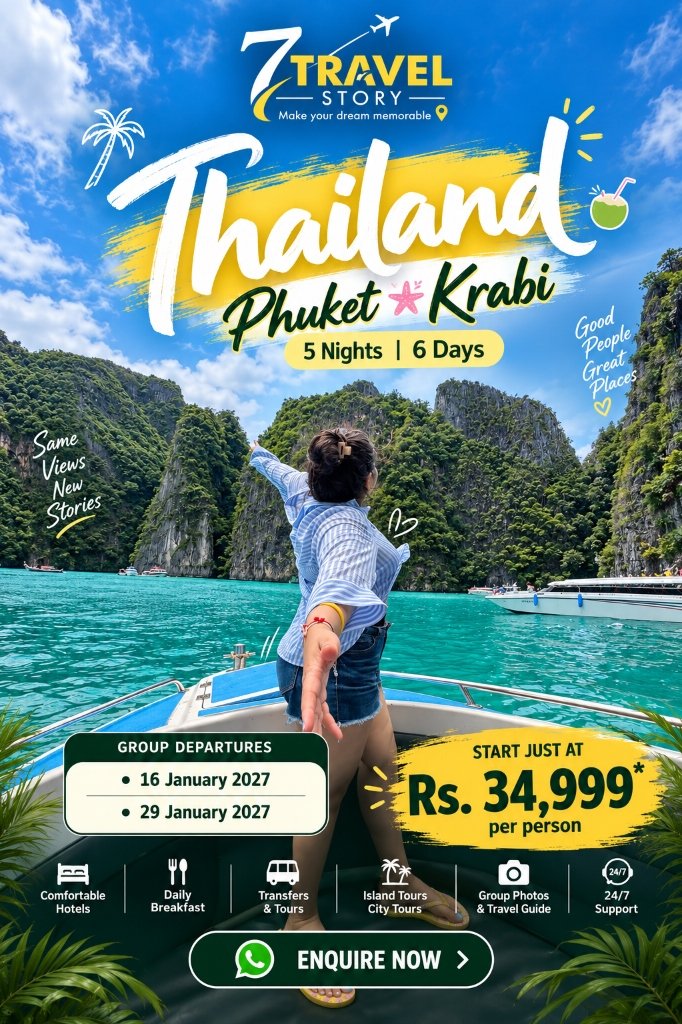 Thailand Phuket Krabi 5N/6D