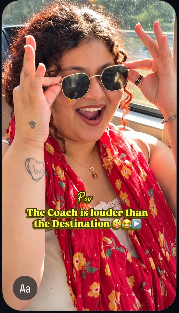 POV: The Coach is louder than the Destination
