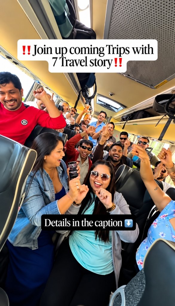 Join upcoming Trips with 7 Travel story