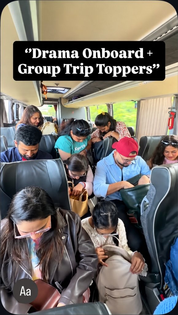 Drama Onboard + Group Trip Toppers