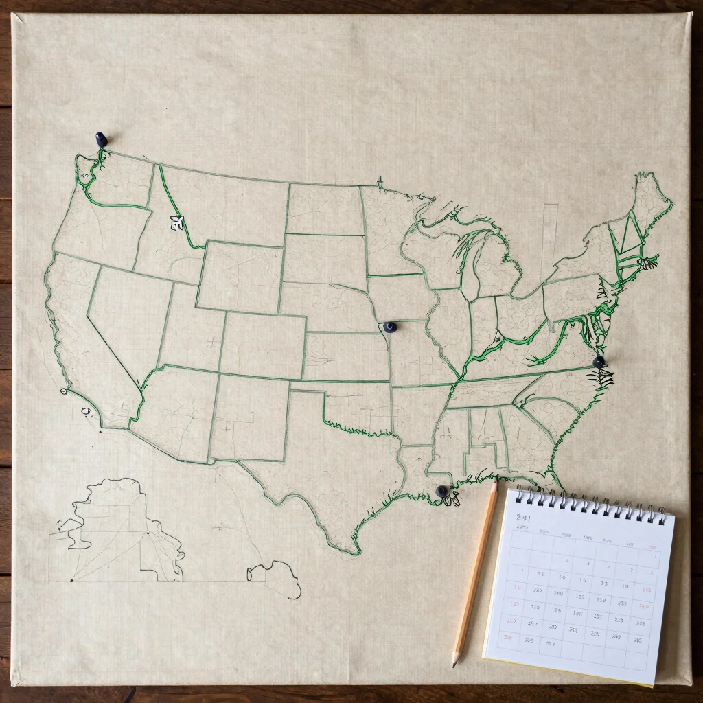 Weeklong Route Design